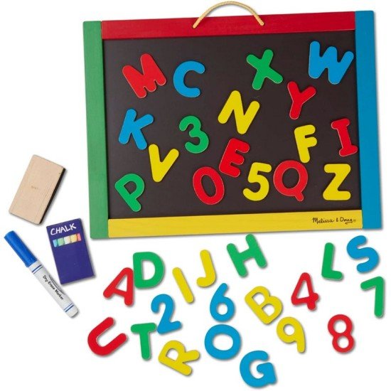 Melissa & Doug Magnetic Chalkboard and Dry-Erase Board