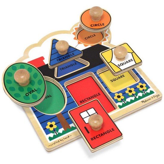 Melissa & Doug First Shapes Jumbo Knob Puzzle