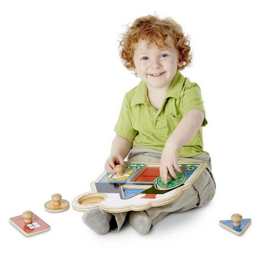 Melissa & Doug First Shapes Jumbo Knob Puzzle