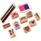 Melissa & Doug Wooden Stamp Set - Friendship