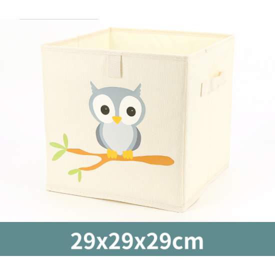 Storage Box Small Waterproof No Lid - Owl