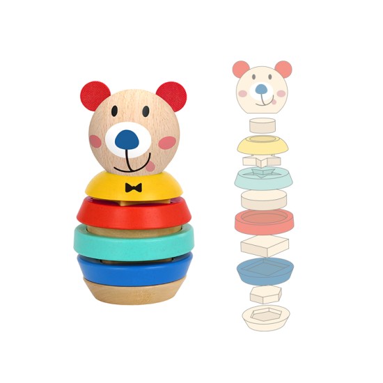 Tooky Toy  Bear Shape Tower