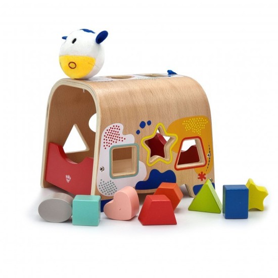 Tooky Toy - Cow Shape Sorter