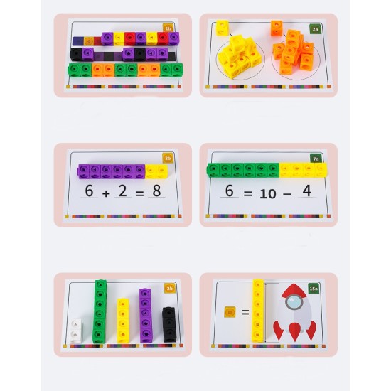 Onshine Math Link Cubes - 144Pcs