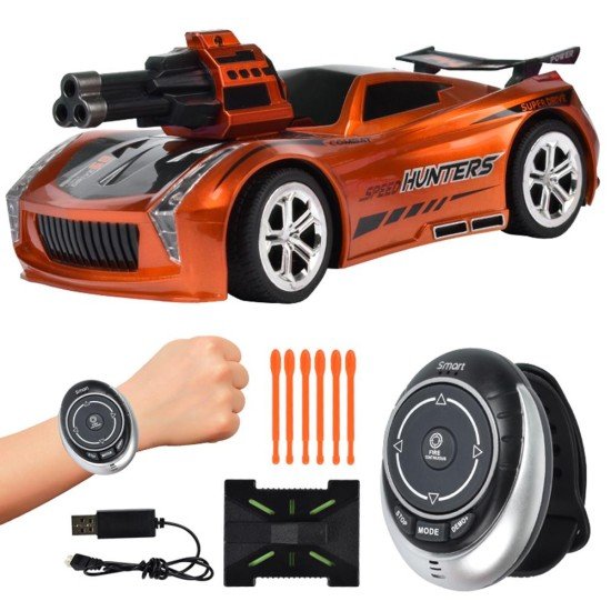 Fire Bullet Voice Control Car - Orange