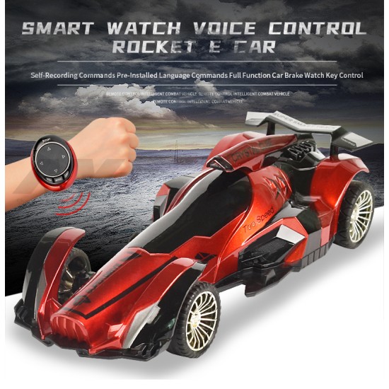 Smart Watch Voice Control Car - Red