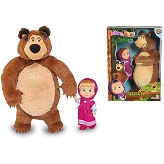 Masha And The Bear Masha Plush Set 