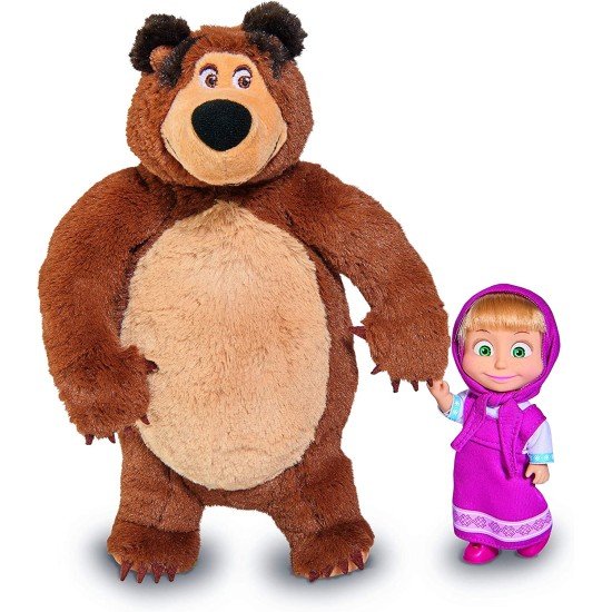 Masha And The Bear Masha Plush Set 