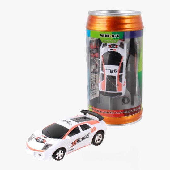 Coke Can Mini Rc Car  White