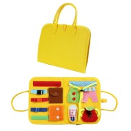 Foldable Busy Board - Yellow Foldable Busy Board - Yellow