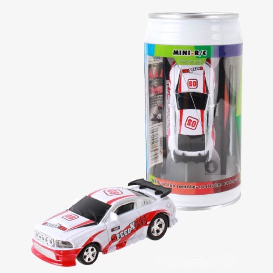 Coke Can Mini Rc Car  Red