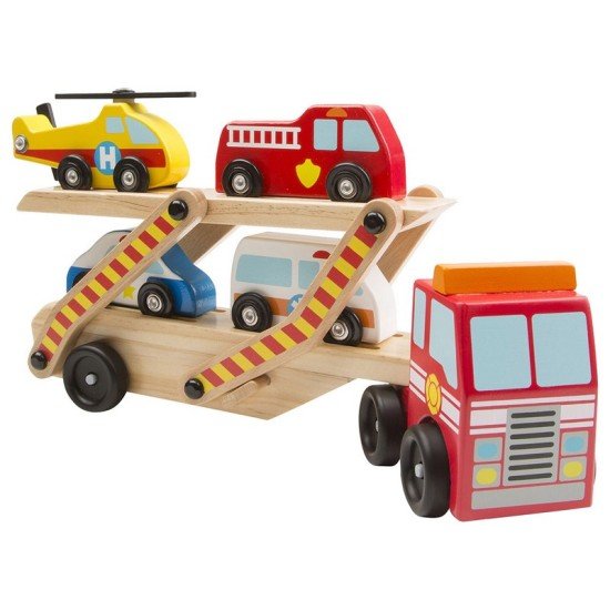 Melissa & Doug Emergency Vehicle Carrier