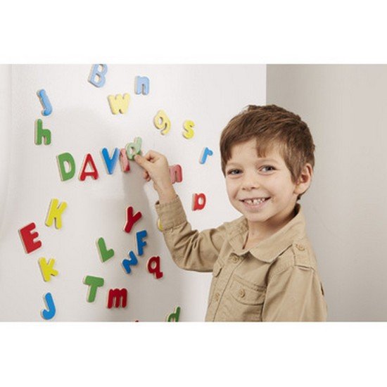 Melissa & Doug Magnetic Wooden Alphabet