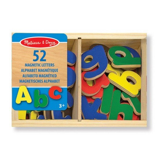 Melissa & Doug Magnetic Wooden Alphabet