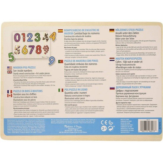 Melissa & Doug See-Inside Numbers Peg