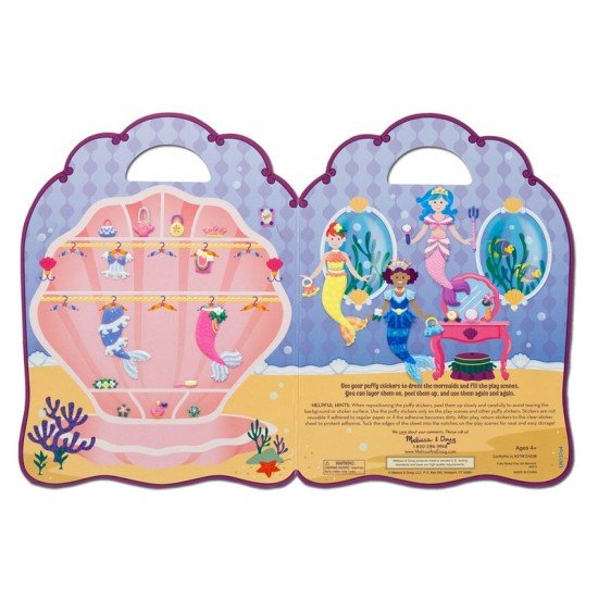 Melissa & Doug Puffy Sticker Play Set Mermaid