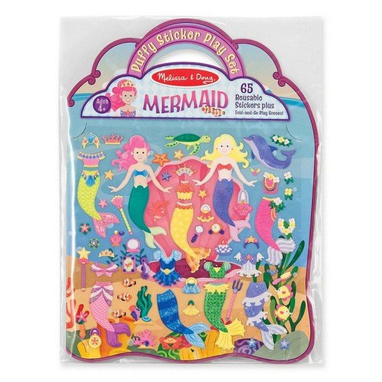 Melissa & Doug Puffy Sticker Play Set Mermaid