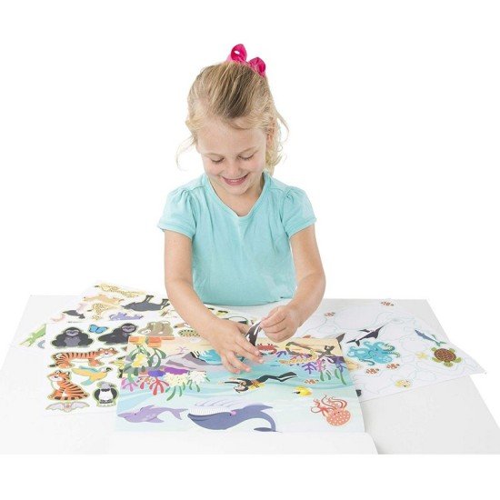 Melissa & Doug Reusable Sticker Pad - Habitats