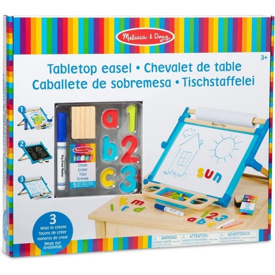 Melissa & Doug Double-Sided Tabletop Easel