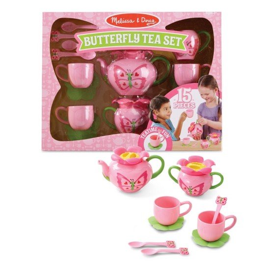 Melissa & Doug Bella Butterfly Tea Set