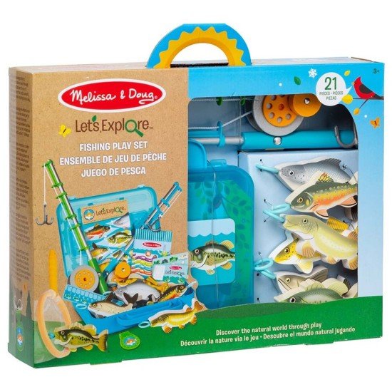 Melissa & Doug Let's Explore Fishing Playset - 21 pcs