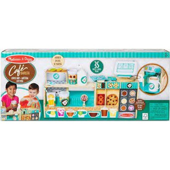 Melissa & Doug Wooden Café Barista Coffee Shop