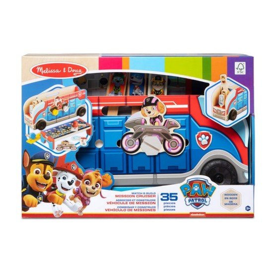 Melissa & Doug PAW Patrol Match & Build Mission Cruiser