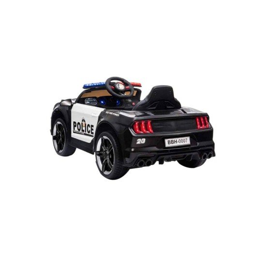 Electric Police Gt Rideon Car, Black