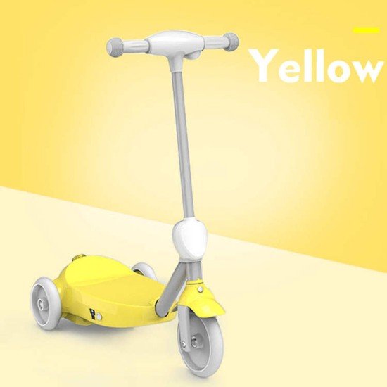 2 In 1 Bubble Electric Scooter - Yellow