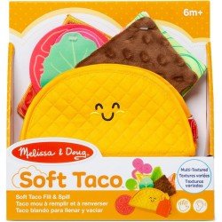 Melissa & Doug Multi-Sensory Soft Taco Fill & Spill  Melissa & Doug Multi-Sensory Soft Taco Fill & Spill