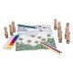 Melissa & Doug Deluxe Happy Handles Wooden Stamp Set