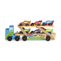 Melissa & Doug Mega Race-Car Carrier Melissa & Doug Mega Race-Car Carrier