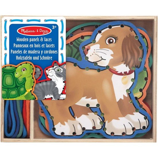 Melissa & Doug Wooden Panels & Laces