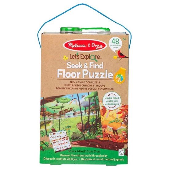 Melissa & Doug Seek & Find Floor Puzzle - 48 pcs