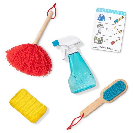 Melissa & Doug Deluxe Sparkle & Shine Cleaning Playset