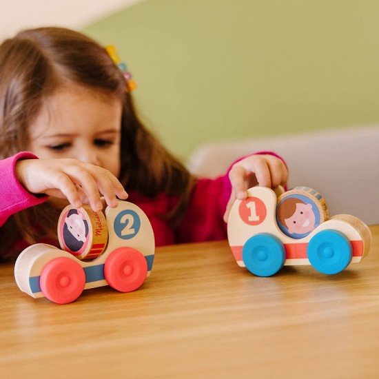 Melissa & Doug GO TOTs Wooden Race Cars