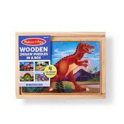 Melissa & Doug Dinosaurs Puzzles in a Box Melissa & Doug Dinosaurs Puzzles in a Box