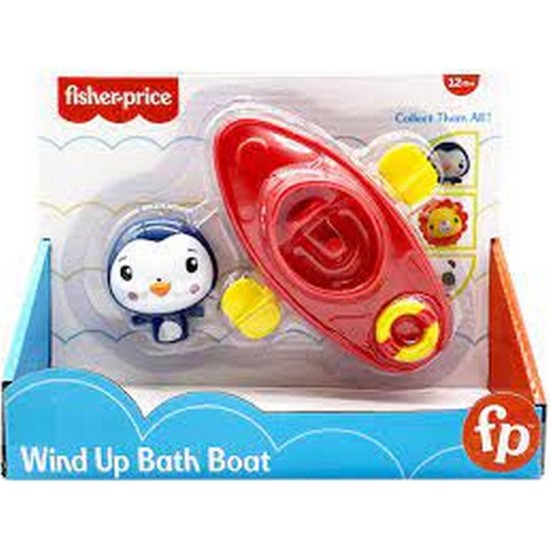 Fisher-price Bath Toys Wind Up Boat with Penguin 