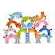 Wooden Puppy Stacking Games 