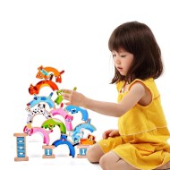 Wooden Puppy Stacking Games  Wooden Puppy Stacking Games