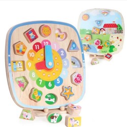 Boby – Wooden Block Clock Boby – Wooden Block Clock