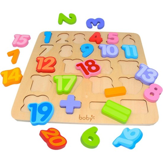 Boby - Wooden Number Puzzle