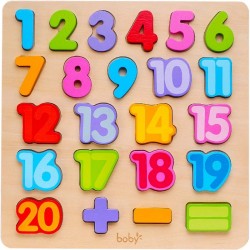 Boby - Wooden Number Puzzle Boby - Wooden Number Puzzle