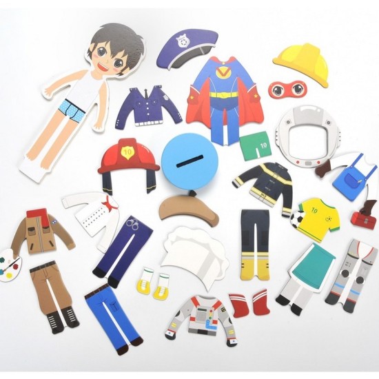 Magnetic Dress Up Series - Boy Theme