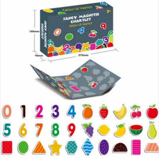 Fancy Magnetic Chart – 123 Fruits