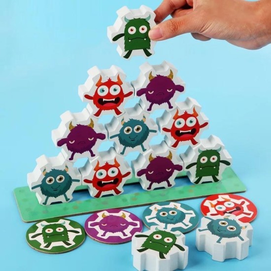 Monster Germs Stacking Puzzle