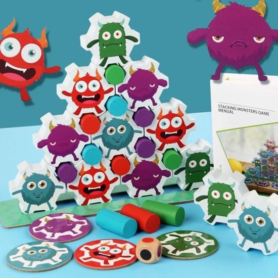 Monster Germs Stacking Puzzle