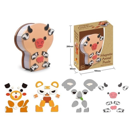 Magnetic Animal Puzzle - Cow