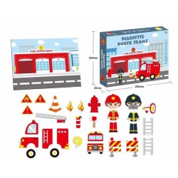 Magnetic Photo Frame – Fire Station Magnetic Photo Frame – Fire Station