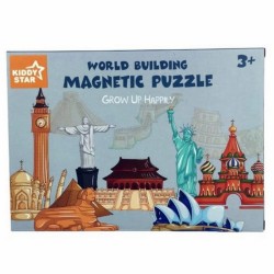 Magnetic Puzzle Chart – World Buildings Magnetic Puzzle Chart – World Buildings
